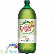 Canada Dry Diet Ginger Ale USA - piwo imbirowe bez cukru, butelka 1L