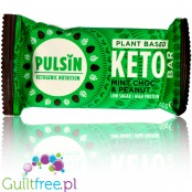 Pulsin Keto Bar Mint Choc & Peanut - vegan bar with xylitol