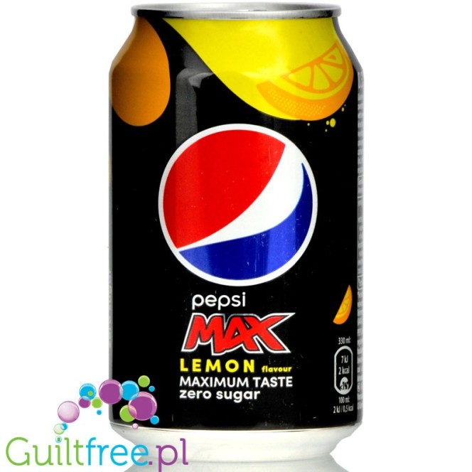 Pepsi Max Lemon - cytrynowa Pepsi Max bez cukru, puszka