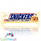 Snickers Hi-Protein White - baton białkowy 20g białka, Biała Czekolada, Karmel & Masło Orzechowe