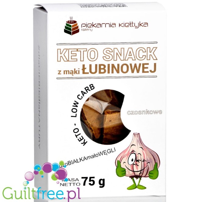 Kiełtyka Bakeries - crunchy lupin keto snacks with garlic