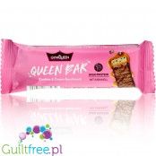 GymQueen Queen Bar, Queen Bar Cookies & Cream - baton białkowy 15g białka w 180kcal