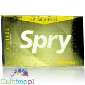 Spry Greentea – bezglutenowa guma do żucia z ksylitolem o smaku zielonej herbaty 