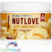 AllNutrition NUTLOVE White Choco Peanut - krem mleczno-orzechowy bez dodatku cukru z solą himalajską