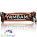 Yamba 33% High Protein Chocolate Crunchy Caramel, protein bar with milk chocolate coating - high-protein bar coated with milk ch