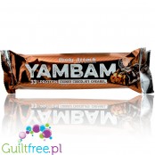 YamBam Chunky Chocolate Caramel - baton białkowy 33g białka
