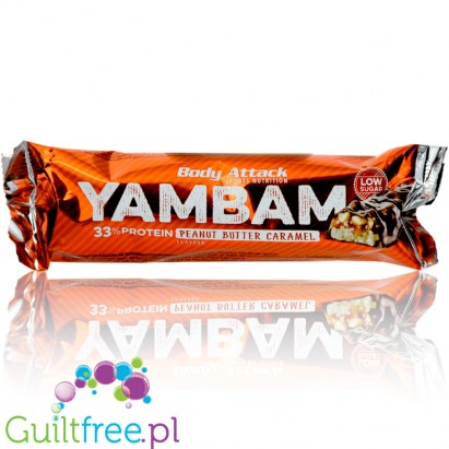 YamBam Peanut Butter Caramel 33g białka