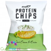 Got7 Protein Chips Sour Cream & Onion - chipsy proteinowe 35% białka, Śmietankowo-Cebulowe