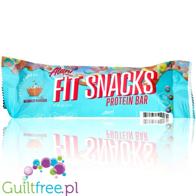 Alani Nu Fit Snacks Fruity Cereal Wellness - wielowarstwowy baton białkowy 170kcal