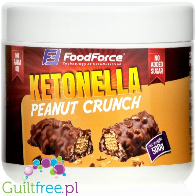 Ketonella Peanut Crunch - krem orzechowy bez dodatku cukru