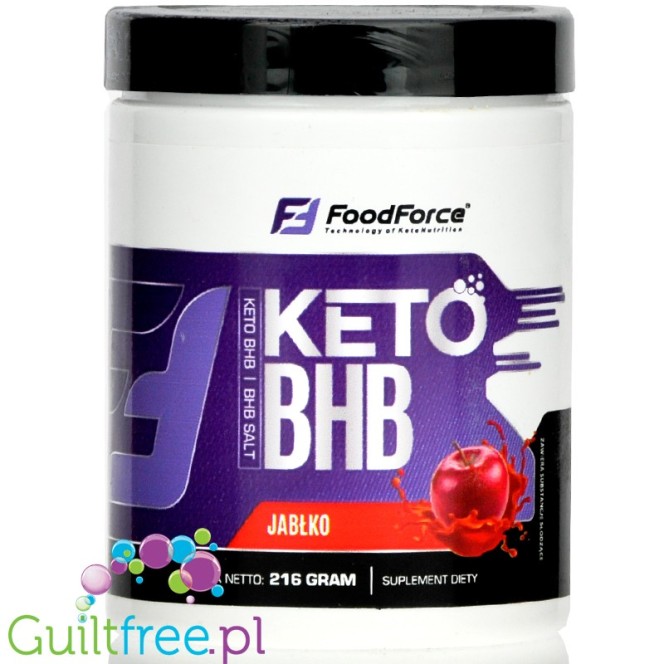 FoodForce Keto BHB Red Apple - ketony, 4 x sole beta-hydromaślanu