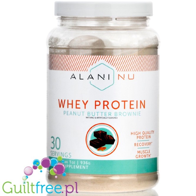 Alani Nu Whey Protein Peanut Butter Brownie - odżywka białkowa WPI & WPH z DigeZyme® i VitaCherry®