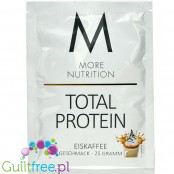 More Nutrition Total Protein Ice Coffee - thick casein protein for desserts, sachet 25g