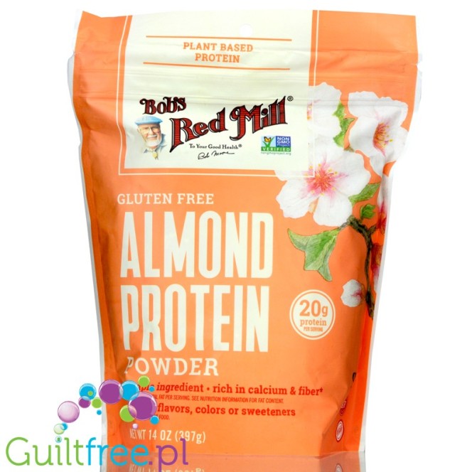 Bob's Red Mill Gluten Free Almond Protein - bezglutenowe wegańskie białko migdałowe