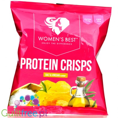 Women's Best Protein Crisps (50x25g) Salt & Vinegar