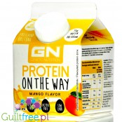 GN Protein On The Way, Mango, 30g protein per 140kcal, lactose free egg white protein shake