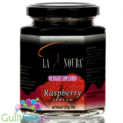La Nouba Low Carb Raspberry Spread - niskowęglowodanowy dżem malinowy