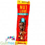 NutLove WholeNuts Milk Chocolate Peanuts - no added sugar milk chocolate covered peanuts, SlimPack