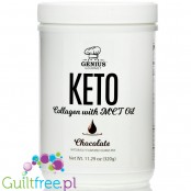 Genius Gourmet Keto Collagen with MCT Oil, Chocolate 11.29 oz