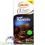 Valor sugar free dark chcolate with stevia 92% cocoa