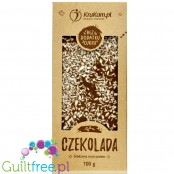 Krukam Handcrafted Milk Chocolate & Coconut - sugar free chocolate without lecithin with coconut crisps