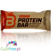 Biotech Vegan Bar Peanut Butter - gluten free, sugar free plant protein bar with no palm oil