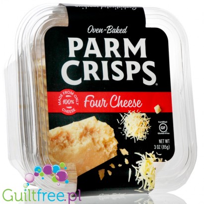 Parm Crisps Four Cheese - keto talarki 4 sery, bez węglowodanów