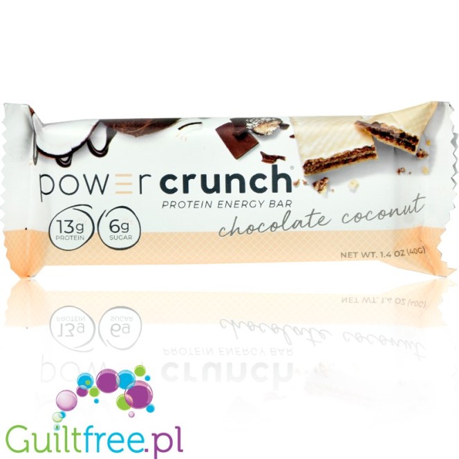 Power Crunch Chocolate Coconut Protein Waffer