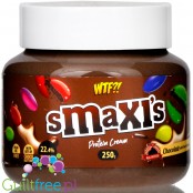 Max Protein WTF sMaXI's Chocolate Buttons - czekoladowy krem proteinowy bez dodatku cukru z drażetkami
