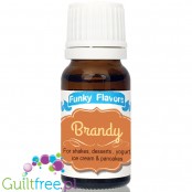 Funky Flavors Brandy sugar, fat and calorie free liquid food flavoring
