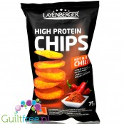 Layenberger High Protein Chips Hot & Sweet Chili, vegan protein chips 35% protein