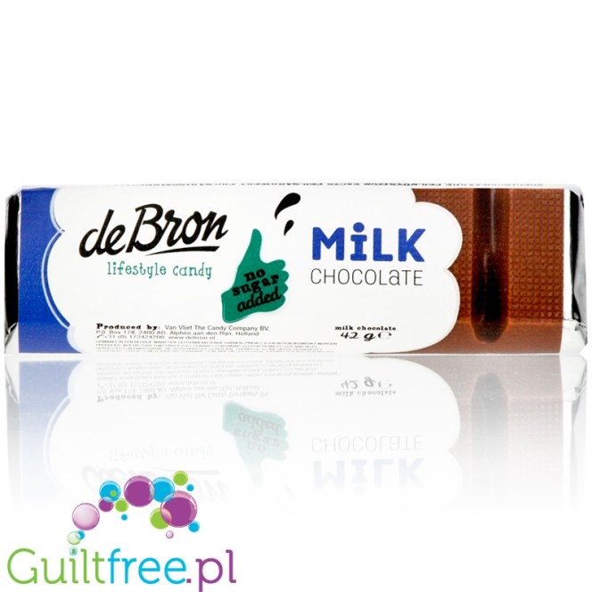 DeBron Milk - mleczna czekoladka bez dodatku cukru