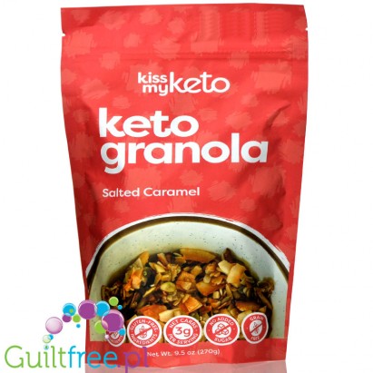 Kiss My Keto Keto Granola, Salted Caramel 9.5 oz 