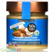 Dalia Gourmet Mandel-Kokos-Creme - krem migdałowo-kokosowy bez cukru słodzony tylko stewią i erytrolem