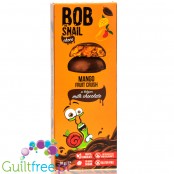 Bob Snail Choco Mango Crush - przekąska 100% mango w mlecznej czekoladzie ze stewią