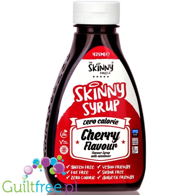 Skinny Food Cherry Sauce - sos zero o smaku wiśniowym bez cukru i bez tłuszczu