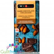 Pure & Good Dark Chocolate & Almonds, no added sugar