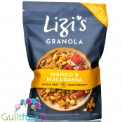 Lizi's Granola Mango & Macadamia - owsiana granola o niskim indeksie glikemicznym GL6