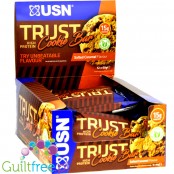 USN Trust Protein Cookie Bar Salted Caramel 15g protein no sweeteners