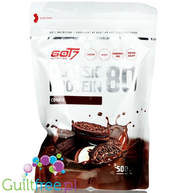 Got7 Classic Protein80 Cookie - białko kazeinowe o smaku ciasteczkowym