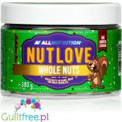 NutLove WholeNuts - Hazelnuts in mixed white, milk & dark sugar free chocolate