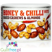 Mixit Honey & Chilli Nuts - pieczone nerkowce i migdały z miodem i chili