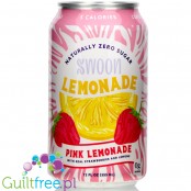 Swoon Zero Sugar Pink Lemonade, Half + Half, 12 fl oz 