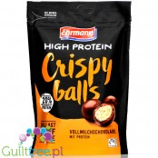 Ehrmann Protein Crispy Vollmilch Balls - chrupkie kuleczki w czekoladowej polewie białkowej