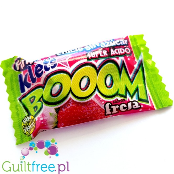 Fini Klet's Boom Fresa Super Acido sugar free chewing gum