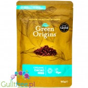 Green Origins Raw Cocoa Nibs - organiczna surowa niepalona miazga kakaowa 100%
