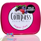 Compass Wild Berry - pastylki jagodowo-malinowe bez cukru