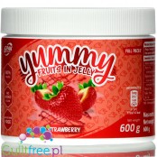 6PAK Yummy Fruits in Jelly Strawberry - truskawkoa frużelina bez cukru