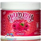 6PAK Yummy Fruits in Jelly Raspberry - malinowa frużelina bez cukru