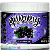 6PAK Yummy Fruits in Jelly Blackcurrant - frużelina bez cukru z czarnej porzeczki